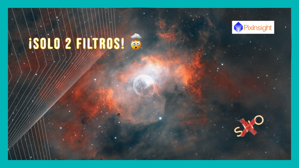 Colores Increíbles en Nebulosas con Solo 2 Filtros